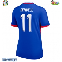 Frankrike Ousmane Dembele #11 Hjemmedrakt Dame EM 2024 Kortermet